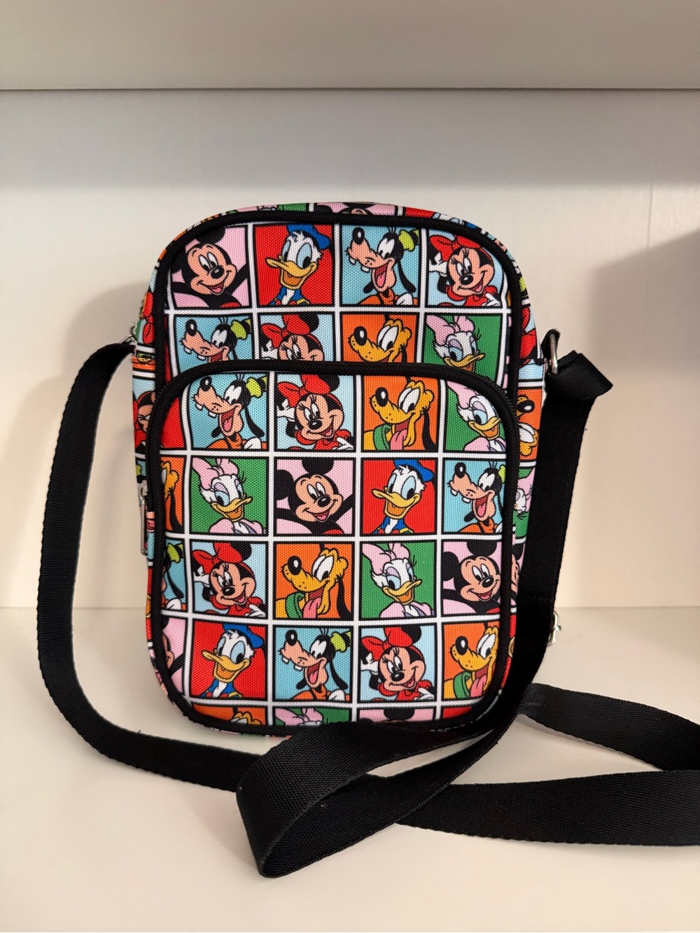 Disney Parks Character Grid Crossbody Bag
